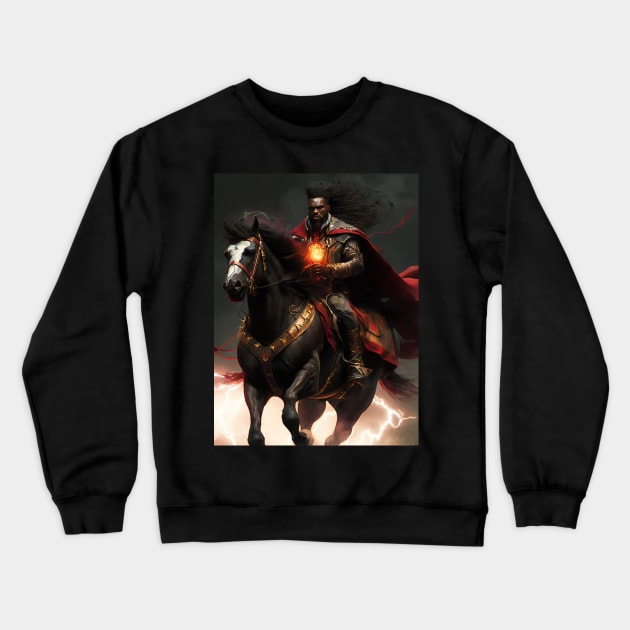 Israelite Riding On a Royal Horse Into War Crewneck Sweatshirt by Sons of thunder